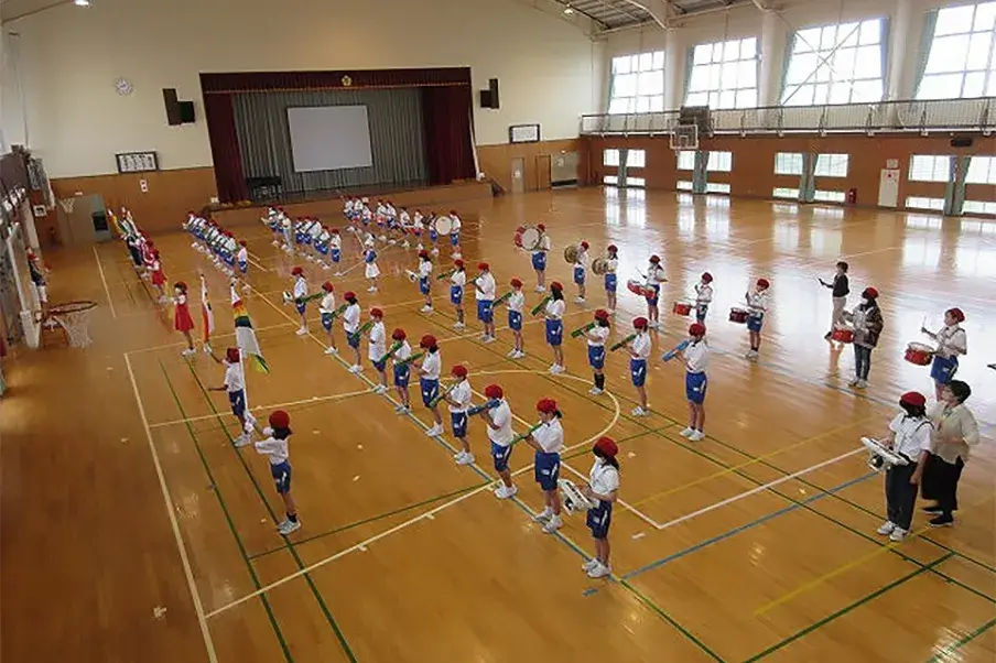 マーチング引継ぎ式